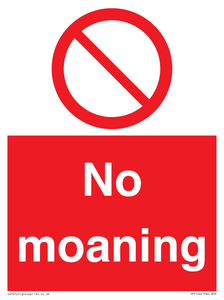 No Moaning